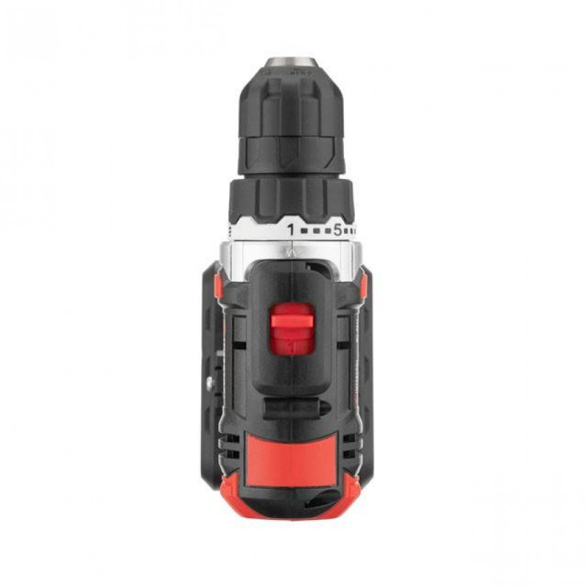Дриль-шурупокрут акумуляторний Li-Ion 18 В, 25 Nm, 0-400/0-1500 об/хв, 2x2.0 Аг INTERTOOL WT-0314-WT-0314