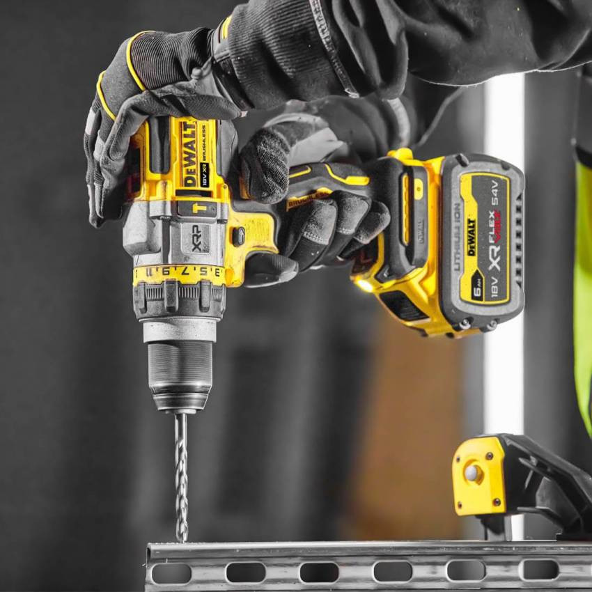 Дриль-шуруповертний акумуляторний безщітковий ударний DeWALT DCD999T1-DCD999T1