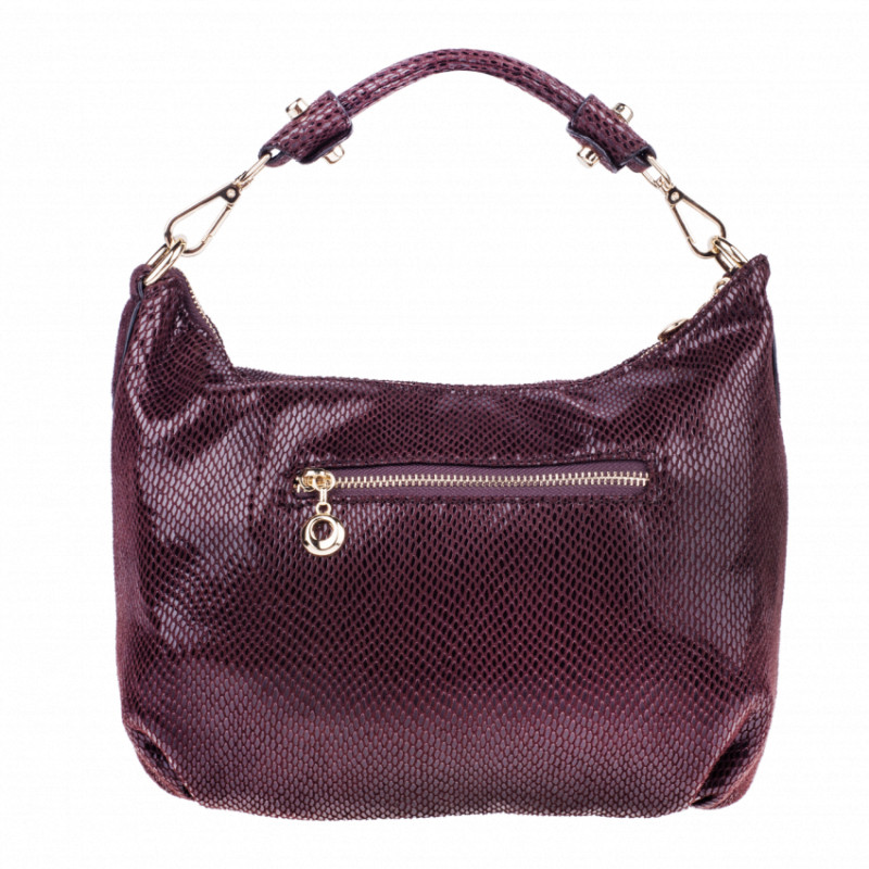 Жіноча сумка Realer P112 коричнева-