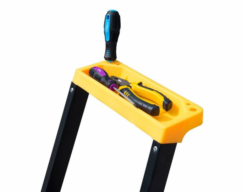 Стрем'янка MASTERTOOL сталь+алюміній 5 сходинок h=1064 мм max 150 кг 79-1205-79-1205