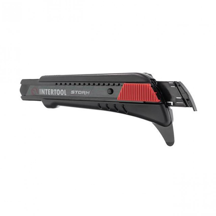 Ніж сегментний для лінолеуму 18мм, металева напрямна, STORM INTERTOOL HT-0538-HT-0538