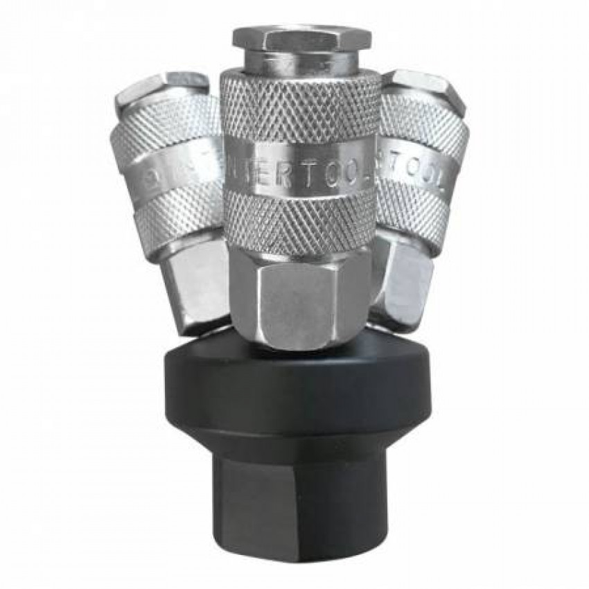 Розгалужувач повітря 1/4 "на 3 виходи, W-подібний, 10bar INTERTOOL PT-1851-PT-1851
