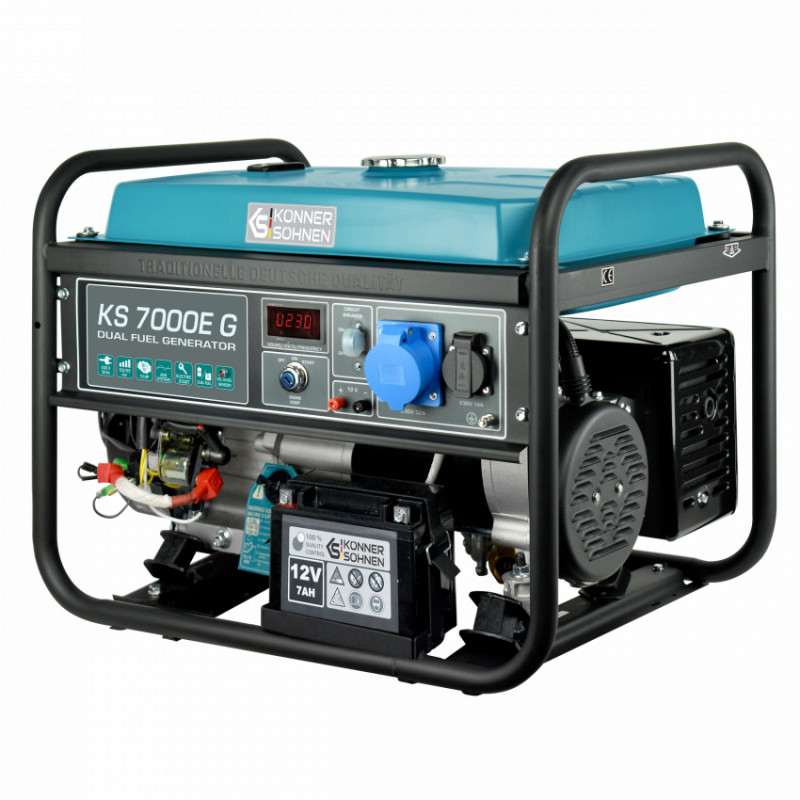 Генератор газобензиновий «Könner & Söhnen» KS 7000E G-KS 7000E G