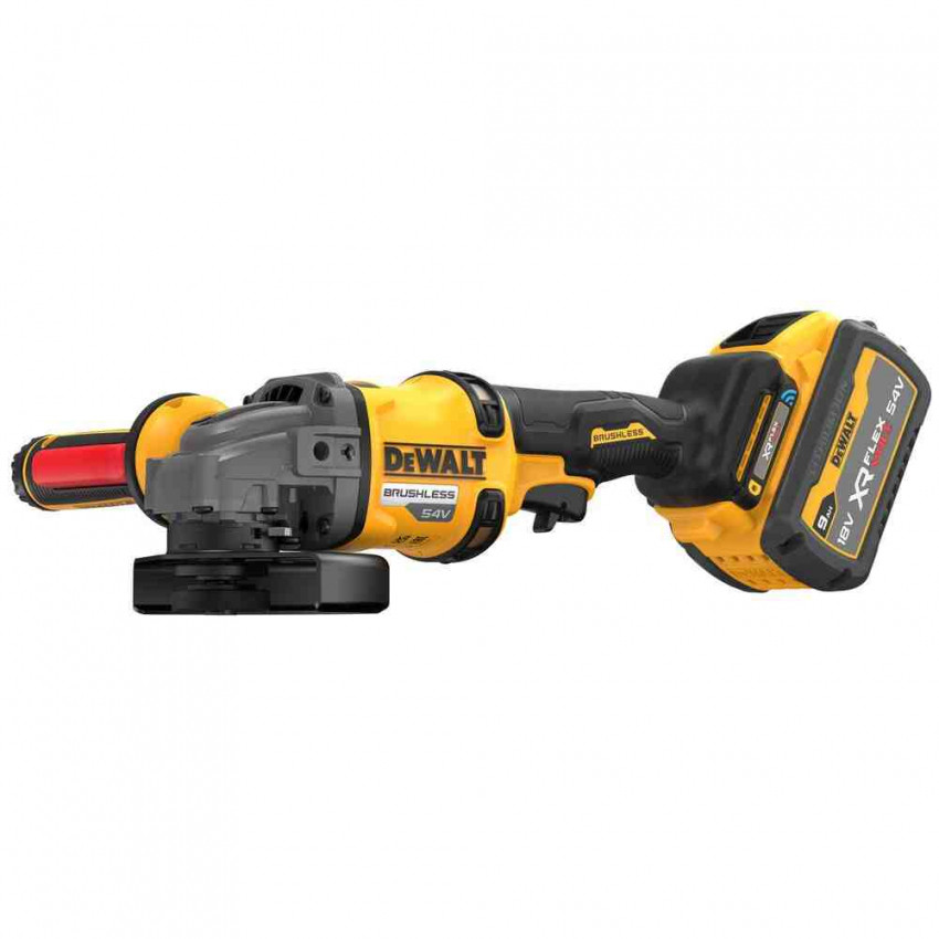 Шліфмашина кутова - болгарка акумуляторна безщіткова DeWALT DCG418SHDX2-DCG418SHDX2