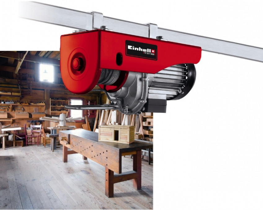 Тельфер електричний Einhell TC-EH 500 (2255140)  - ПОШКОДЖЕНЕ ПАКУВАННЯ!-