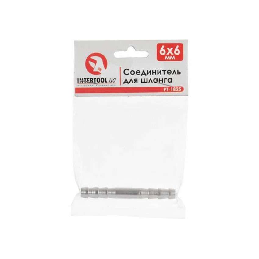 З'єднувач для шланга 6×6 мм INTERTOOL PT-1825-PT-1825