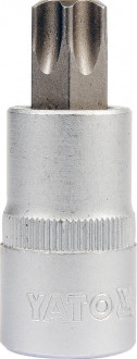 Головка із вставкою TORX YATO із квадр. 1/2&quot;, Т55, L=50 мм, Nm=218 [10/100] (DW)-[articul]