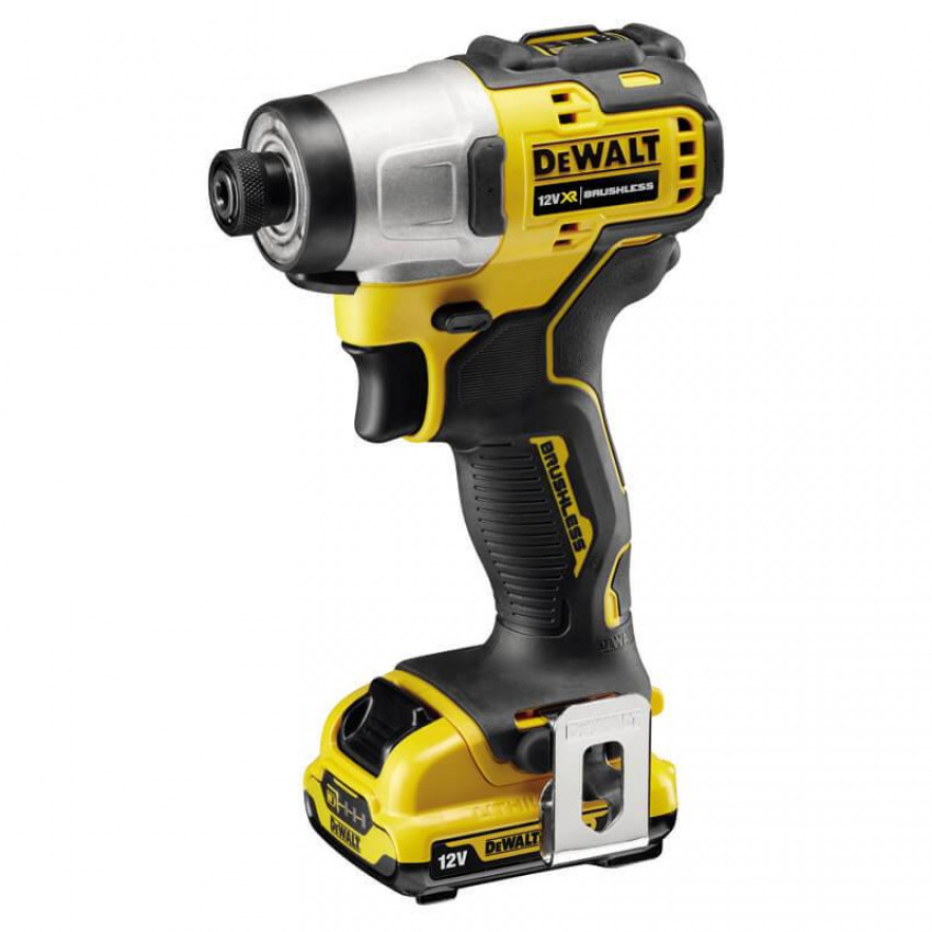 Шуруповерт акумуляторний ударний безщітковий 12V XR Li-Ion DeWALT DCF801D2-DCF801D2