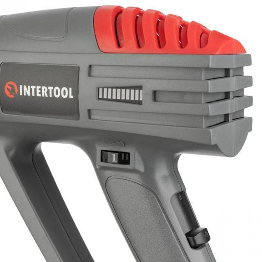Фен технiчний, 2000 Вт,3 режими,60-600 °C, 300-500 л/хв INTERTOOL DT-2420-DT-2420