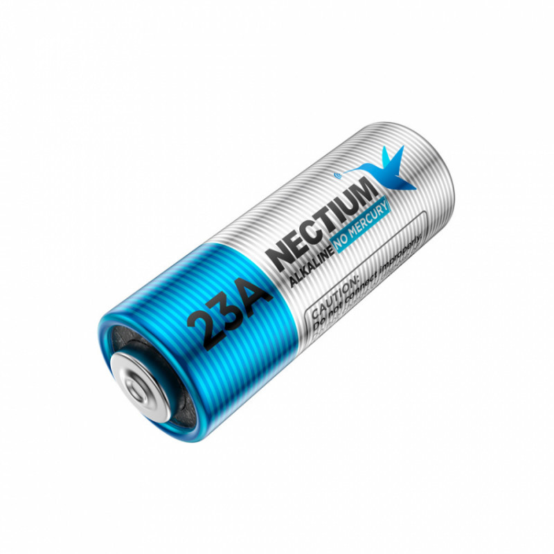Лужна батарейка Nectium Alkaline A23 12V 1шт/уп blister-23A-1B