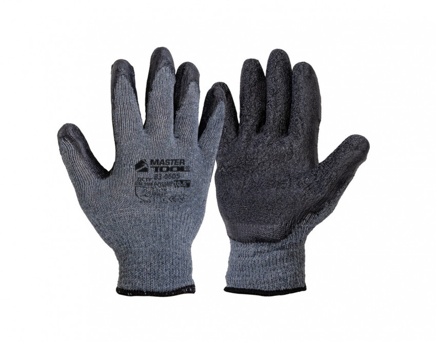 Рукавички MASTERTOOL CRINKLE LATEX COTTON (RECODRAC) 72-77 г 83-0605-83-0605