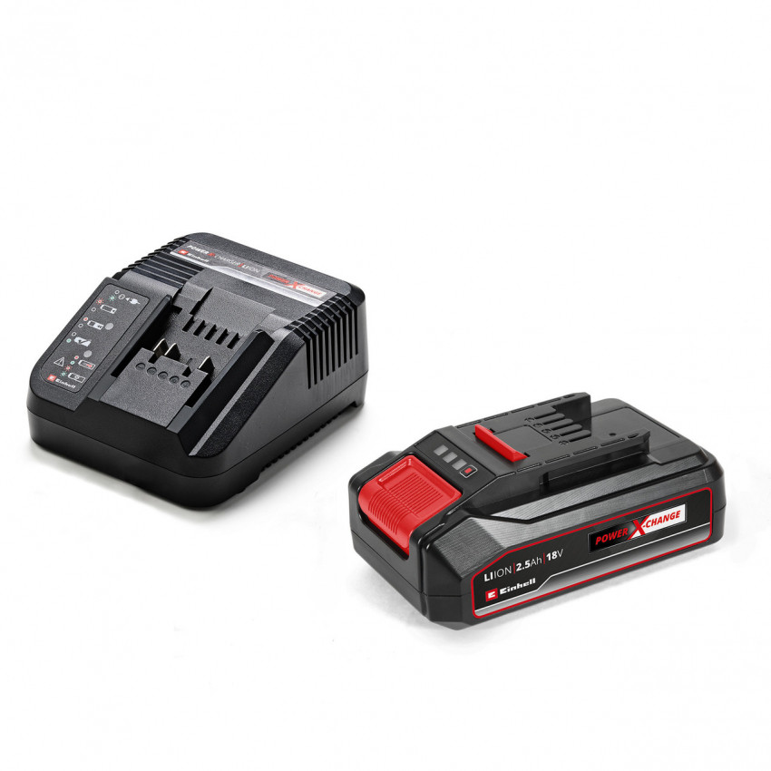 Шуруповерт акумуляторний ударний Einhell TE-CD 18/44 Li-i 1x2.5Ah (4514287)-