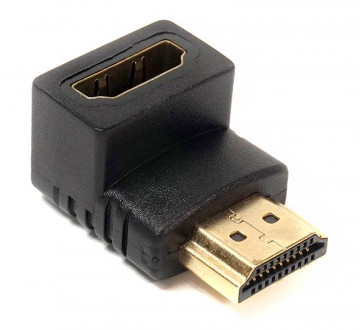 Перехідник PowerPlant HDMI AF – HDMI AM, нижній кут-[articul]