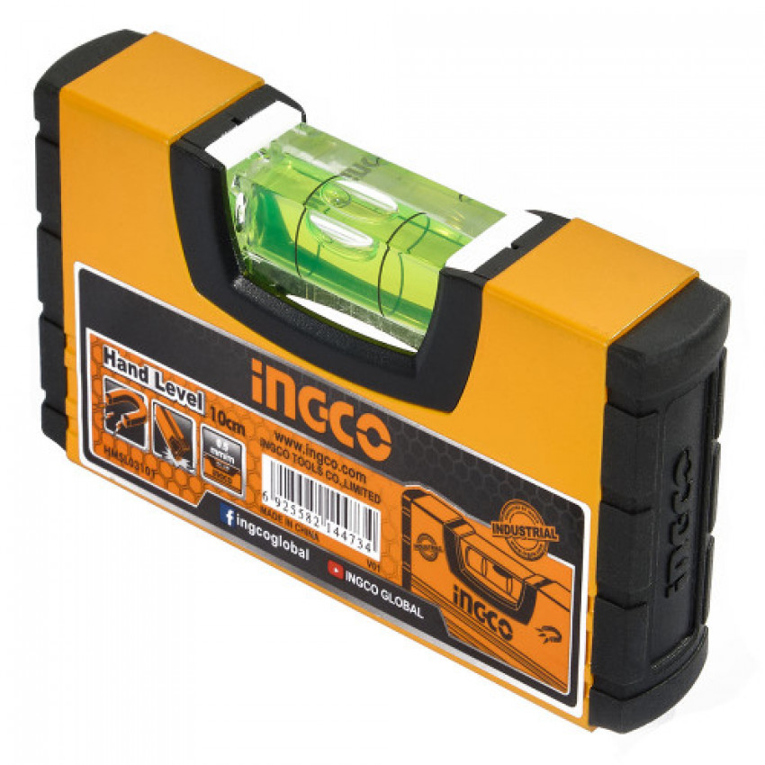 Рівень 10 см із магнітами INGCO INDUSTRIAL-HMSL03101