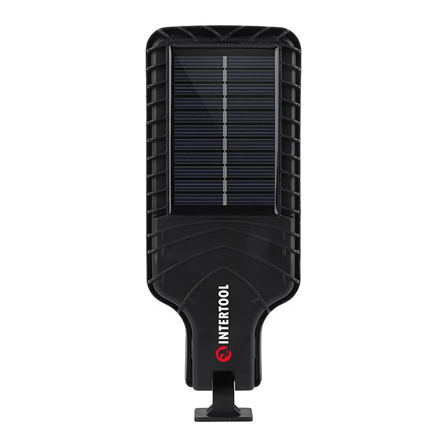 Світильник акумуляторний настінний 6 COB, вуличний, сонячна панель, датчик руху, ДК INTERTOOL LB-0115-LB-0115