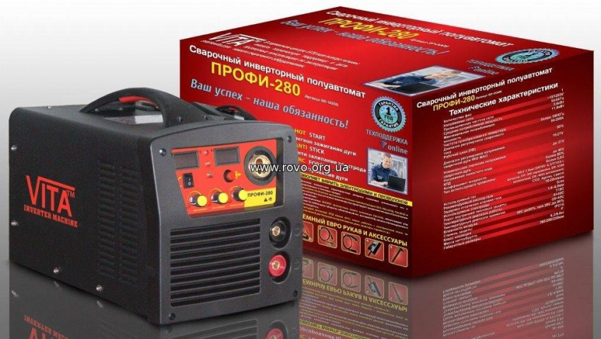Напівавтоматичний інвертор Profi-280A (2in1) VITA-SP-0009_