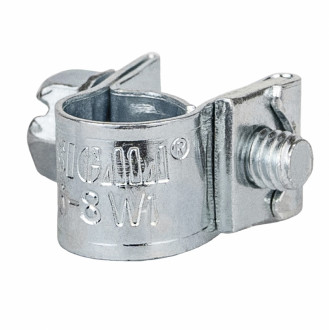 Хомут силовий оцинкований Mini 9мм Ø6-8мм 50шт SIGMA (2507521)