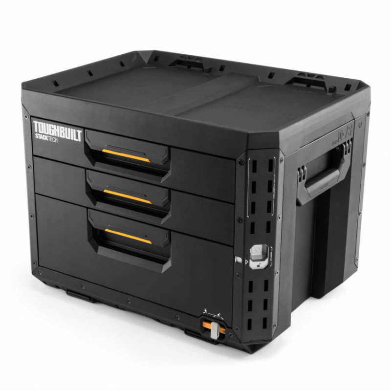 Ящик для інструментів TOUGHBUILT TB-B1-D-73 StackTech великий з 2+1 висувними шухлядами-TB-B1-D-73