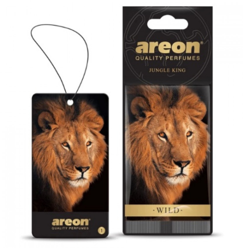Ароматизатор Wild картонна підвіска Король джунглів (Jungle King) Areon-085263