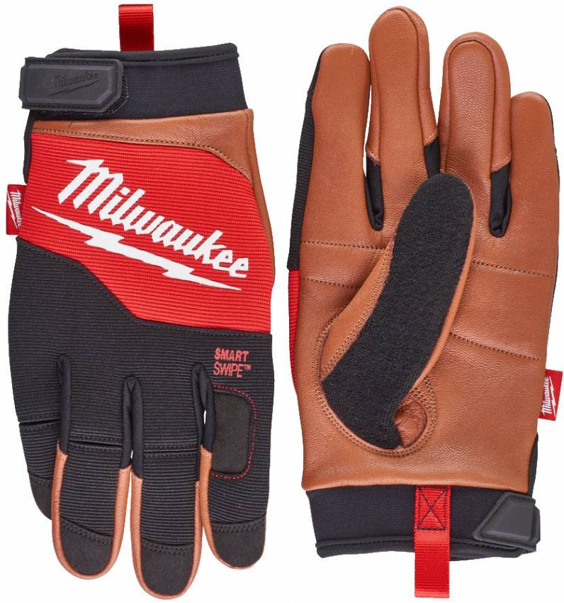 Рукавички MILWAUKEE зі шкіряними вставками, 11/XXL-4932471915
