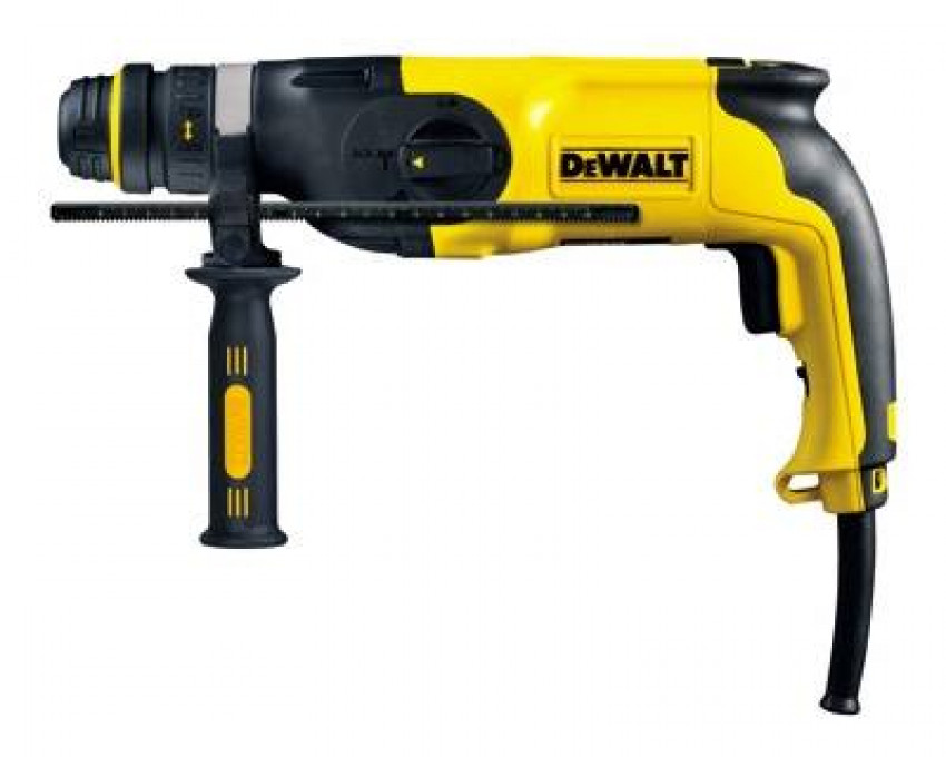 Перфоратор DeWalt, SDS-Plus, 800W, 3.4J, 3-mode, картридж б/в, макс 26мм, 2.8кг, валіза.-D25114K