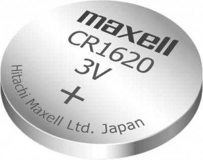 Літієва батарейка Japan Maxell СARD "таблетка" CR1620  5шт/уп-[articul]