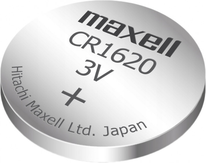 Літієва батарейка Japan Maxell СARD "таблетка" CR1620  5шт/уп-B-JPN-CR1620-C5