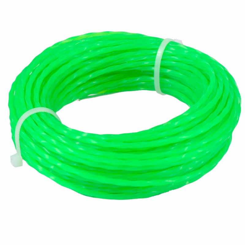 Лісочка для тримера кручений квадрат Ø2.4мм 15м Sigma (5616041)-5616041