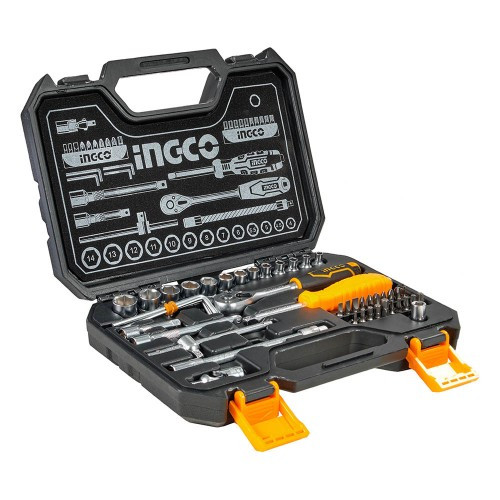 Набір торцевих головок з тріскачкою 1/4" 45 предметів INGCO INDUSTRIAL-HKTS14451