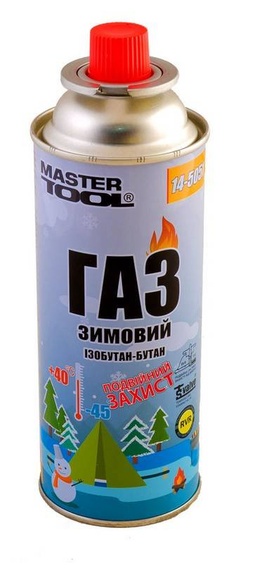 Газ бутан MASTERTOOL "ЗИМОВИЙ" 220 г 14-5051-14-5051