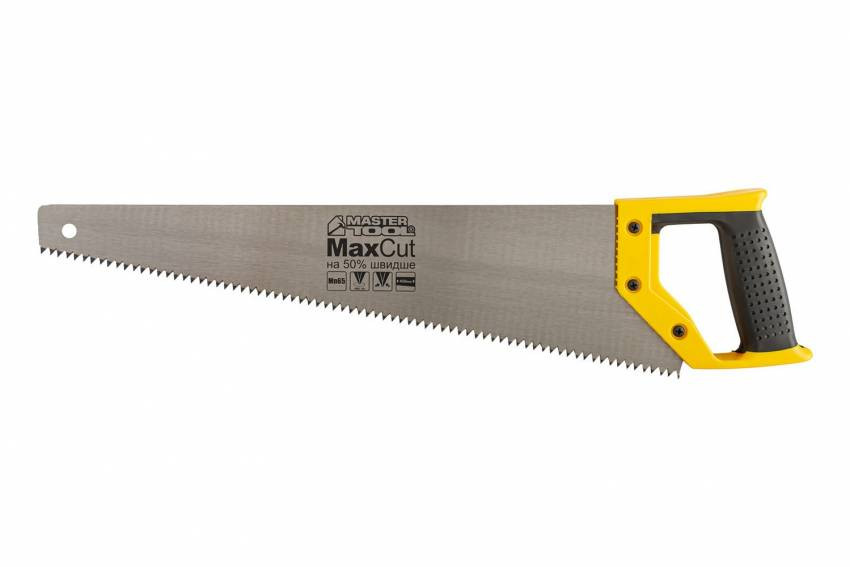 MasterTool Ножівка столярна 450 мм, 4TPI MAX CUT, розжарений зуб, 2-D заточування, полірована, Ст.: 14-2645-14-2645