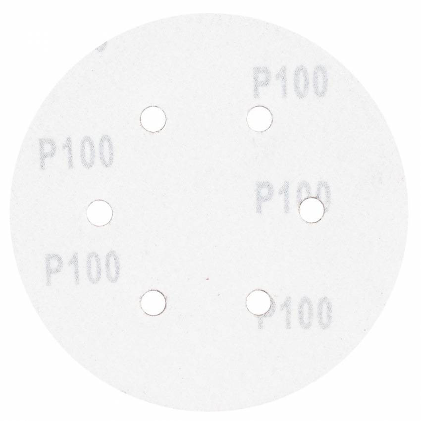 Шліфувальне коло 6 отворів Ø150мм P100 (10шт) Sigma (9122261)-9122261