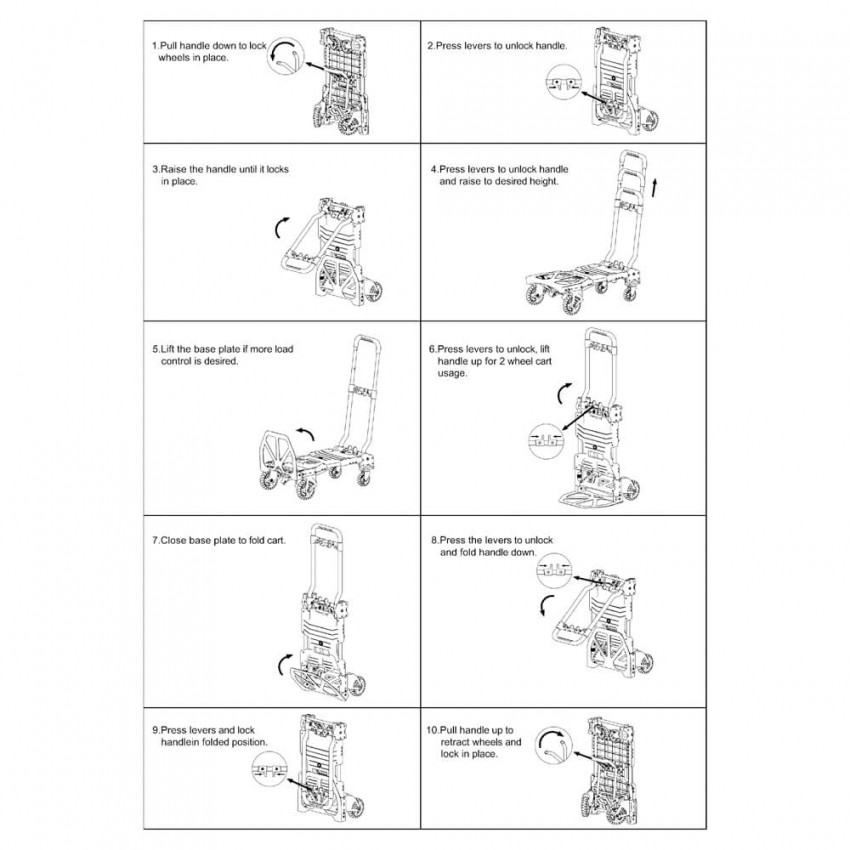 Візок вантажний розкладний STANLEY SXWT-FT585-SXWT-FT585