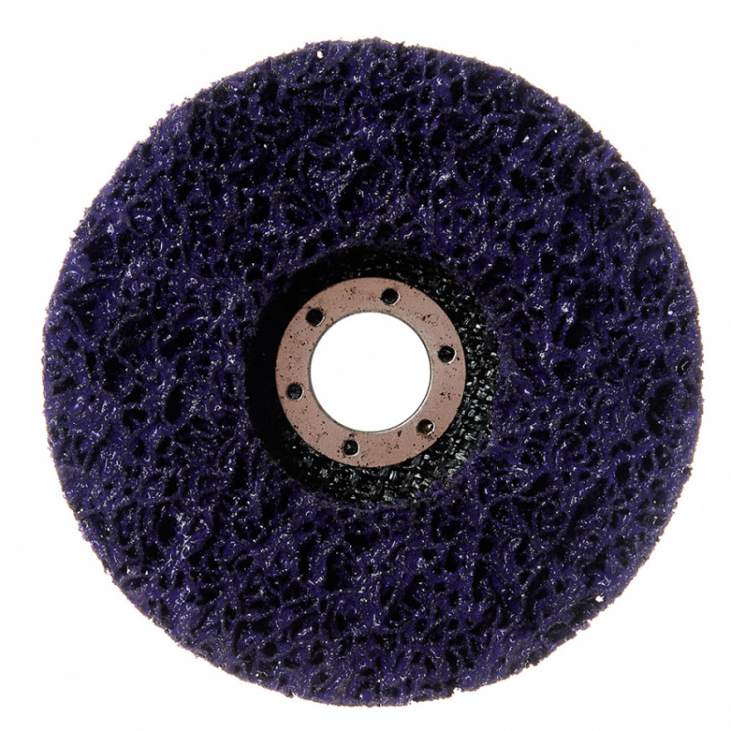 Круг зачисний з нетканого абразиву (корал) Vitals Master Т27 125×22,2 мм чорний м’який-195740