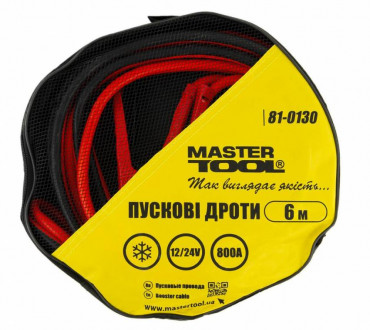 Дроти пускові MASTERTOOL 800 А 6 м 81-0130