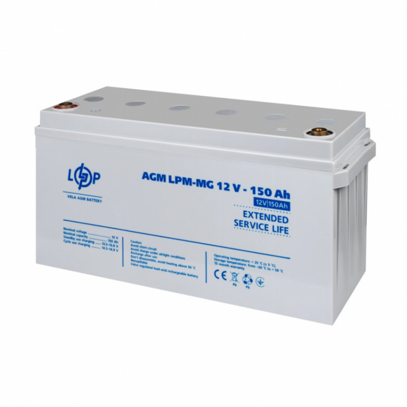 Розпродаж Акумулятор мультигелевий LPM-MG 12V - 150 Ah-