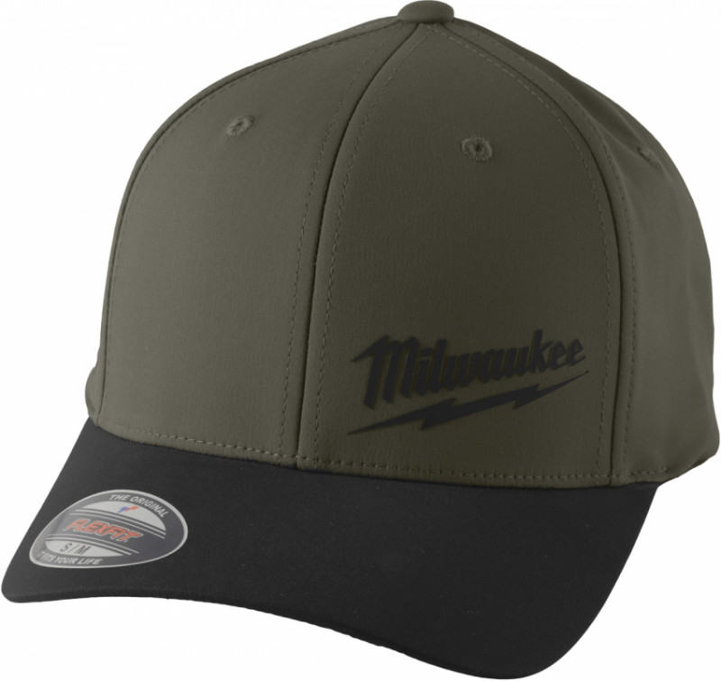 Бейсболка MILWAUKEE, PERFORMANCE BCP GN SM, дихаюча, зелена, розмір S/M-4932501785