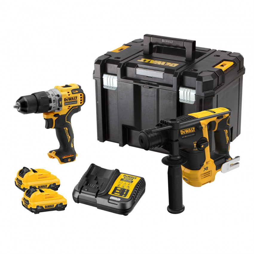 Набір з двох інструментів безщіткових DeWALT DCK2102L2T-DCK2102L2T