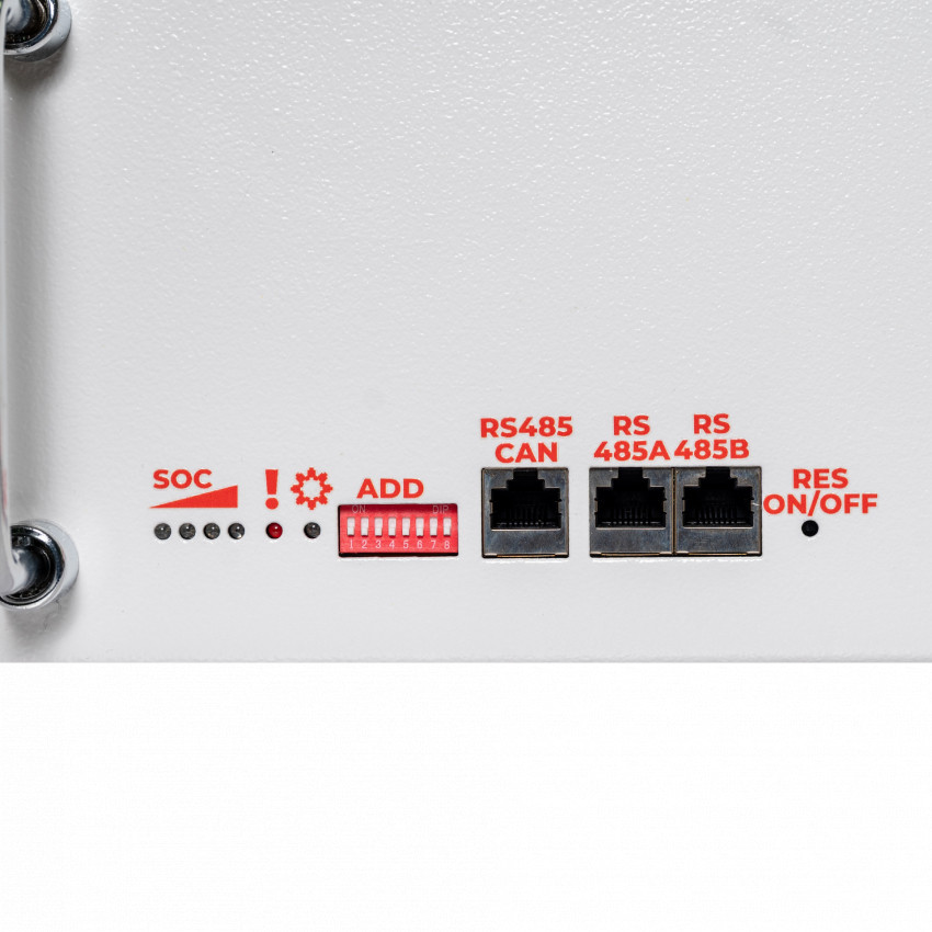 Акумулятор LP LiFePO4 51,2V - 100 Ah (5120Wh) (BMS SP 100A/50А) RM RS485/CAN LCD WH-