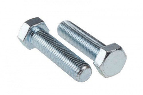 Болт з шестигранною головкою з повною різьбоюм 10*20 DIN 933 кл. міц. 5,8 цинк білий (пач 20шт) APRO-5N6X020-2