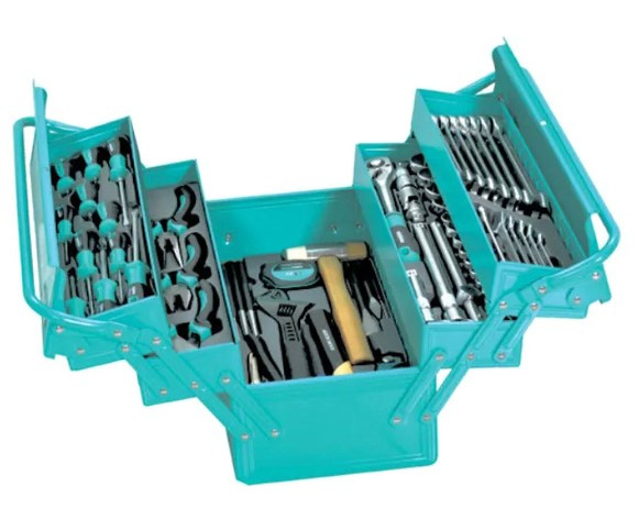 Набір інструментів 77од. мет.ящик-A22-4077S