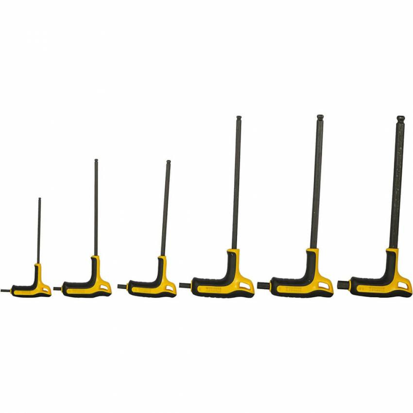 Набір з шести шестигранних метричних ключів з ручкою STANLEY FMHT0-69049-FMHT0-69049