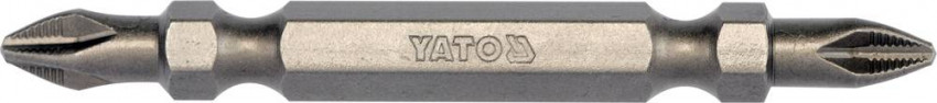Викруткові насадки 2-стор. YATO, PH2x65мм, упк 10шт.-YT-04812