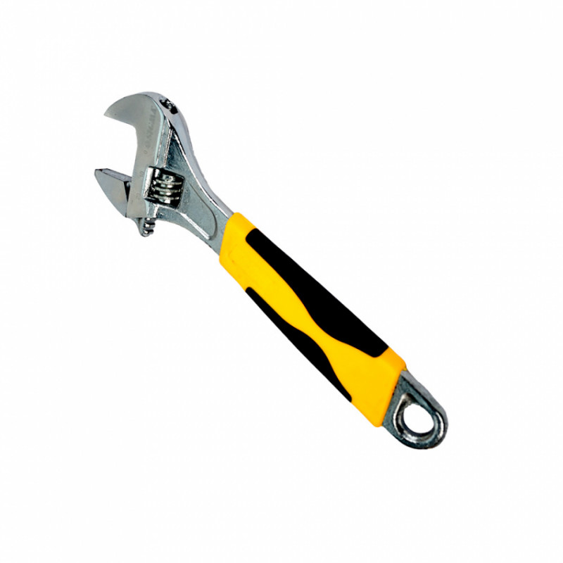 Ключ розвідний 200мм CrV (гум'яна рукоятка) Sigma (4101021)-4101021