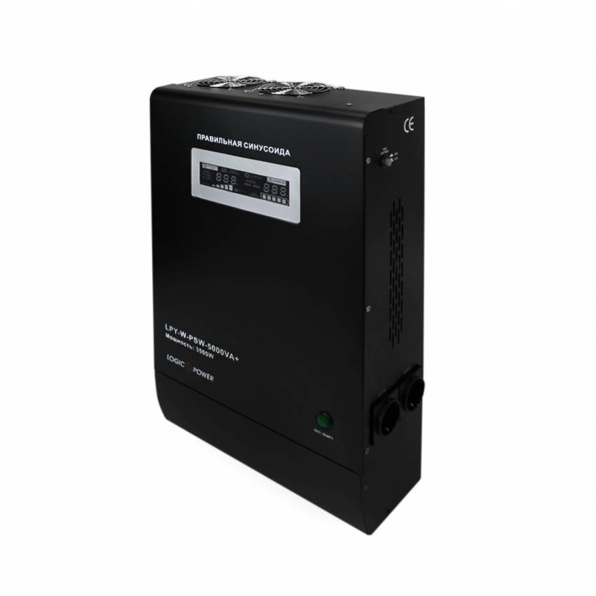 ДБЖ з правильною синусоїдою 48V LPY-W-PSW-5000VA+(3500Вт)10A/20A-LP4148