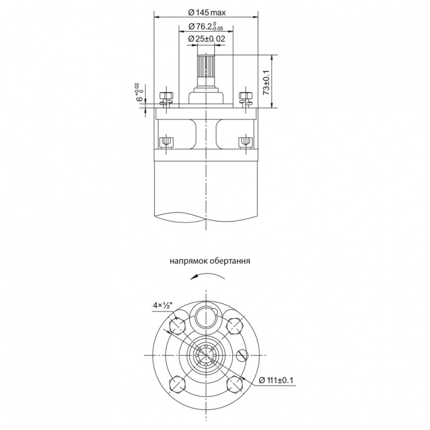 Насос відцентровий 9.2кВт DONGYIN 6SP17-16 (7777063)-7777063