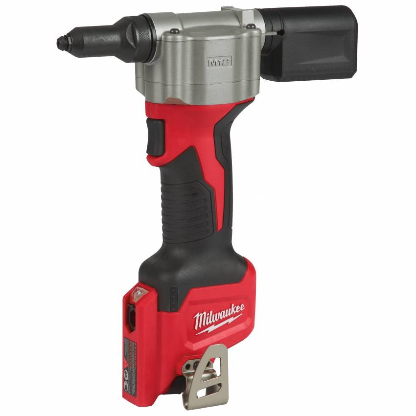 Заклепочник акумуляторний MILWAUKEE M12 BPRT-201X, Ø закл. 2,4-4,8мм, (заряд.пристрій, 1 акум.Х 2Ач, HD кейс)-4933464405