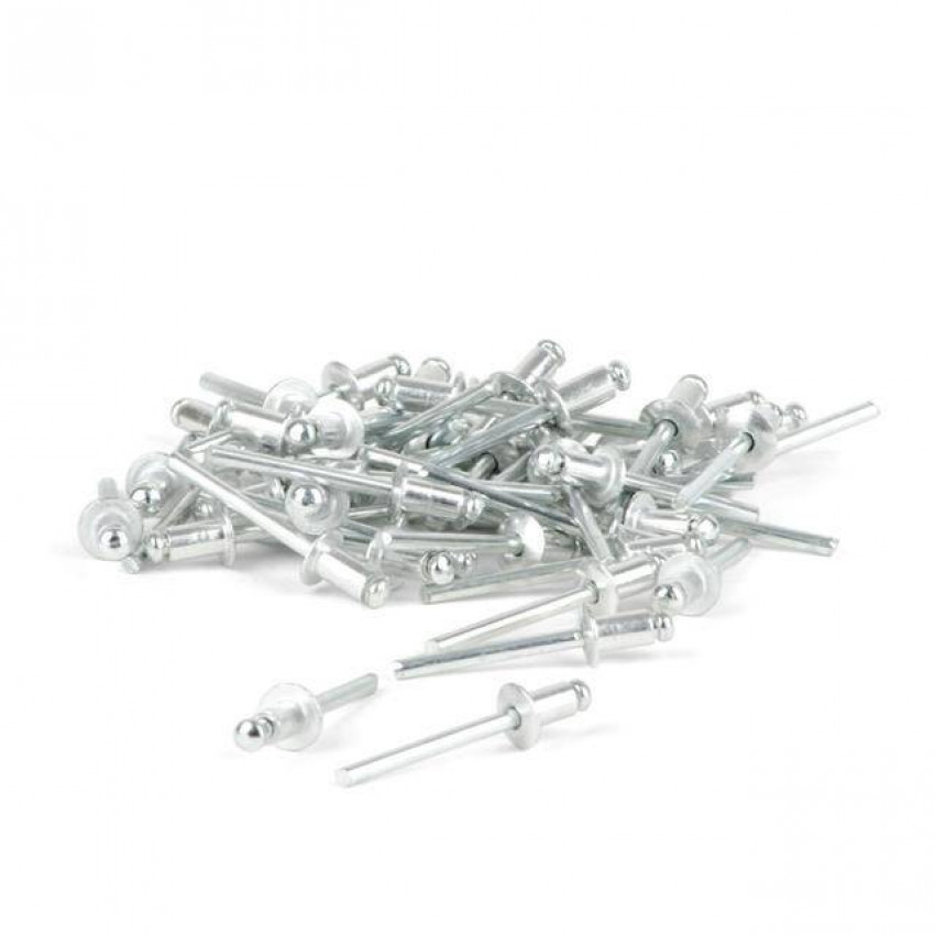Заклепка алюмінієва, 4,8×8,0 мм, 50 шт. INTERTOOL RT-4808-RT-4808
