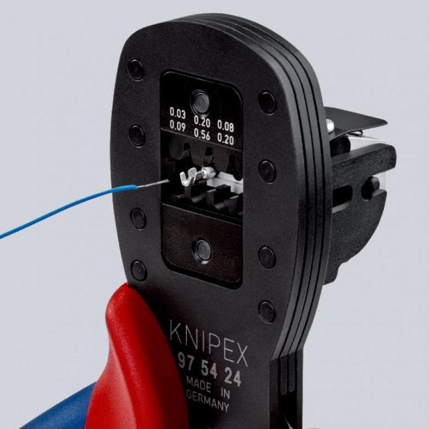 Обжимні кліщі для мініатюрних штекерів KNIPEX 97 54 27-97 54 27