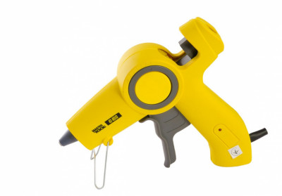 Пістолет клейовий MASTERTOOL Ø11.2 мм 200 Вт 10 г/хв "Крапля-Стоп" з LED-індикатором 42-0513-[articul]